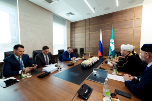  Встреча Муфтия Шейха Равиля Гайнутдина и Вице-Премьера  Правительства РФ Марата Хуснуллина 