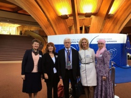 Head of Union of Russian Muslim Women takes part in conference in Strasbourg