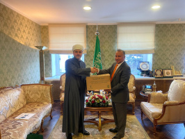  سعادة سفير المملكة العربية السعودية يلتقي بنائب رئيس الادارة الدينية لمسلمي روسيا الاتحادية روشان عباسوف 