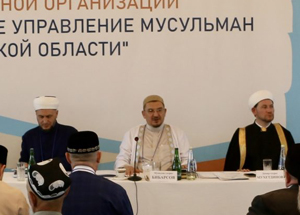 Выступление Муфтия Мукаддаса Бибарсова на съезде ДУМ Саратовской области