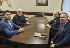 Rushan Abbyasov meets Religious Affairs Advisor of the Embassy of Türkiye and reporter-in-chief of Anadolu Agency