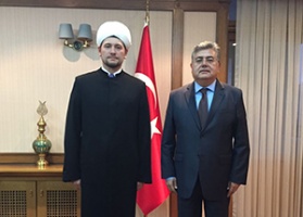 Damir Muhetdinov expresses condolences to Ambassador of Turkey