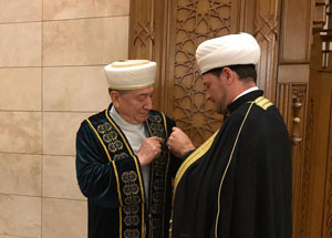 Муфтий Беларуси  в честь 80-летия награжден орденом российских мусульман