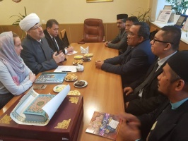 وفد ماليزي برئاسة نائب وزيرالدفاع يزورمجلس شورى المفتين لروسيا