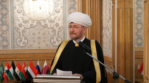 سماحة المفتي الشيخ راوي عين الدين يقيم مأدبة إفطار تكريما لأصحاب السعادة سفراء الدول الاسلامية المعتمدين في موسكو بمناسبة شهر رمضان المبارك 