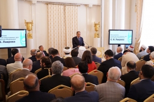 Первый зампред СМР и ДУМРФ Рушан хазрат Аббясов принял участие в презентации группы стратегического видения "Россия — исламский мир"