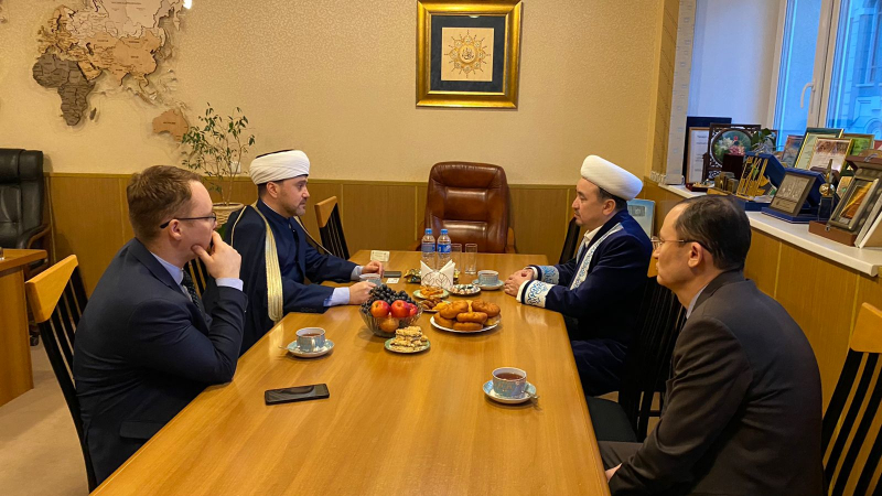 Рушан Аббясов встретился с заместителем Муфтия Казахстана Ершатом Онгаром