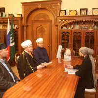 عشية يوم الطفل العالمي سماحة المفتي يستقبل مفوض حقوق الطفل في جمهورية إنغوشيا