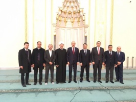 وزيرالثقافة والسياحة التركي يزورالمسجد الجامع بموسكو