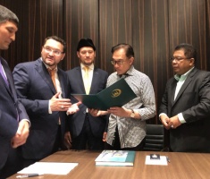 Meeting with the future deputy Prime Minister of Malaysia