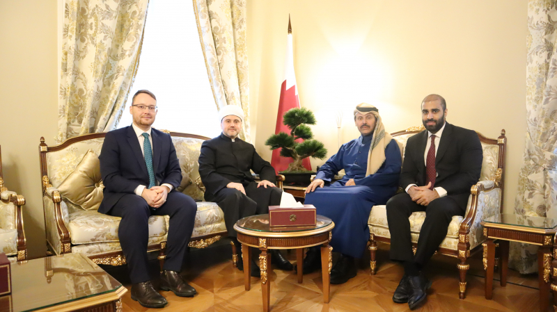 Rushan Abbyasov meets the Ambassador of Qatar