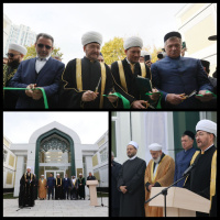 الرئيس بوتين يهنىء سماحة المفتي بافتتاح معهد موسكو الاسلامي 