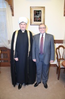Муфтий Шейх Равиль Гайнутдин провел встречу с Послом Египта И.Насром