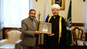 سماحة المفتي يبحث مع سعادة السفير العراقي بموسكو العلاقات الروسية العراقية 