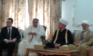 مأدبة غداء لسماحة المفتي والوفد المرافق 