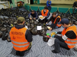 Творим благое вместе! Волонтерский корпус Благотворительного фонда «Ватан» при ДУМ РБ, с Фондом  «Салям» и МАИБ распределили на первом этапе 400 продуктовых наборов