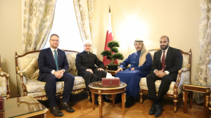 Rushan Abbyasov meets the Ambassador of Qatar