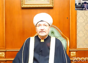 Муфтий Шейх Равиль Гайнутдин приветствовал участников онлайн-конференции, посвященной 150-летию со дня рождения имама Абдулвахапа Хайретдинова