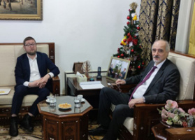 Ildar Alyautdinov meets the Ambassador of Syria