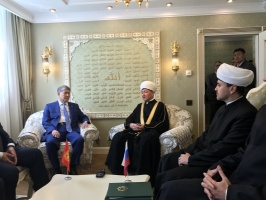 Mufti sheikh Ravil Gaynutdin meets President of Kyrgyzstan