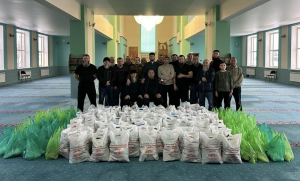 В мечети «Джума» села Белозерье  подготовлены к отправке продуктовые наборы в помощь нуждающимся