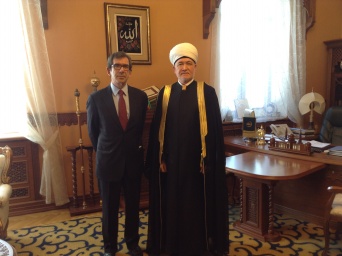 Chairman of Russia Muftis Council met with extraordinary and plenipotentiary ambassador of France