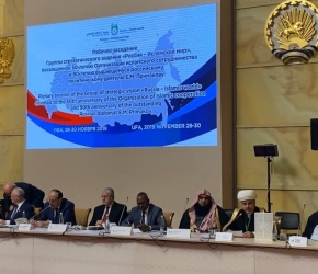 Делегация СМР во главе с Рушаном Аббясовым принимает участие в заседании ГСВ «Россия — Исламский мир» 
