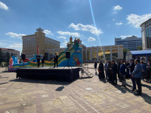 Мусульмане Мордовии приняли участие в митинге, посвященный Дню солидарности в борьбе с терроризмом