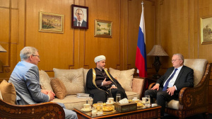 سعادة سفير روسيا الاتحادية في القاهرة يلتقي روشان عباسوف 