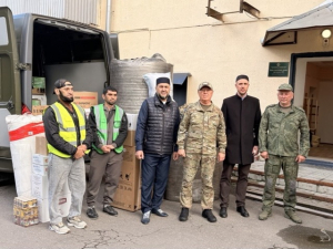 Мусульмане Чехова передали гуманитарную помощь участникам СВО