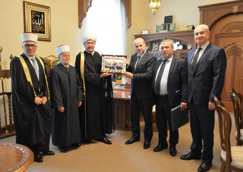 Встреча Муфтия Шейха Равиля Гайнутдина с делегацией из Палестины 