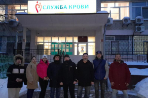 Члены волонтёрского движения Тюмени  «Аль-манар» провели благотворительную акцию по сдаче крови