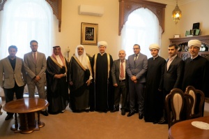 Mufti Sheikh Ravil Gaynutdin holds a meeting with Secretary General of Muslim World League
