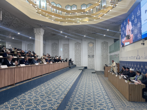 Зампред ДУМРФ Ренат Ислямов и проректор МИИ Тимур Фахретдинов выступили на международной научно-практической конференции в БИА