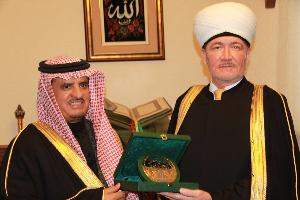 المفتي يستقبل وفد مجلس الشورى السعودي