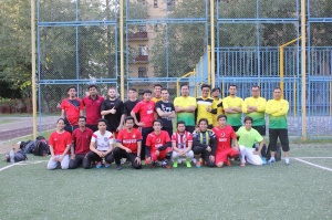Молодежный отдел СМР организовал футбольный матч между студентами МИИ и студентами из Малайзии 