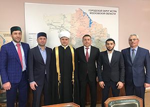 Председатель ДУМ Московской области встретился с главой города Истра