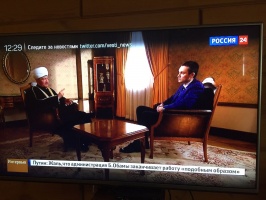 Интервью Главы мусульман России Муфтия Шейха Равиля Гайнутдина федеральному телеканалу Россия  24