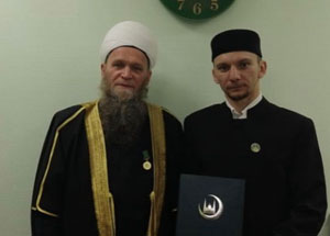 Председатель ДУМ Тверской области Таир Сайфутдинов награжден медалью мусульман России «За духовное единение»