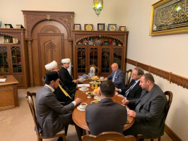 سماحة المفتي يستقبل ميخائيل بوغدانوف نائب وزير خارجية روسيا الاتحادية