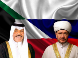 سماحة المفتي يتلقى برقيةَ شكرمن حضرة صاحب السمو أميردولة الكويت