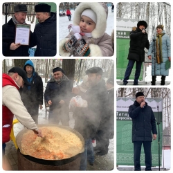 В Подмосковсном Пушкино  прошёл семейный зимний праздник «Кышкы уеннар» 