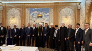 Grand Mufti Sheikh Ravil Gaynutdin Meets with Jordanian Ministerial Delegation