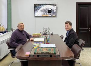Муфтий Саратовской области Мукаддас-хазрат Бибарсов встретился с директором саратовского Исторического парка «Россия — Моя история» 