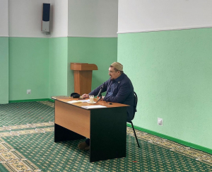 Муфтий  Мукаддас Бибарсов провел встречу со студентами медресе «Шейх Саид»