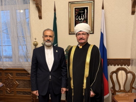 سماحة المفتي العام الشيخ راوي عين الدين يستقبل سعادة السفير الايراني ــ كاظم جلالي 