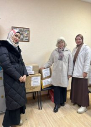 Женская мусульманская организация «Родник» передала детское питание для ребят из приграничных регионов