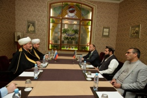 Mufti Sheikh Ravil Gaynutdin meets Minister of Hajj and Awqaf of Afghanistan