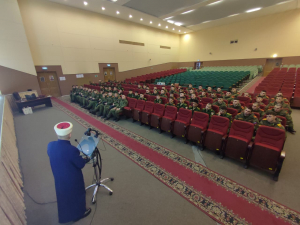 Имам Московской Соборной мечети Марат Аршабаев  рассказал  курсантам-кремлевцам рассказать о достоинствах благословенного месяца Рамадан
