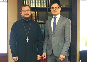 Представитель ДУМ РФ посетил с рабочим визитом Синодальный отдел по делам молодежи РПЦ